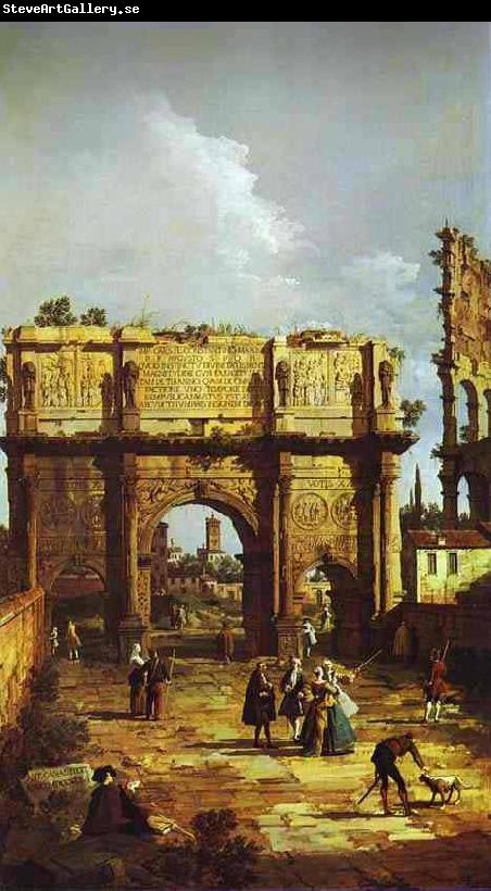 Bernardo Bellotto Arch of Constantine